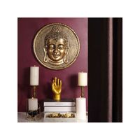The Artment Surreal Meditative Buddha Head - Gold